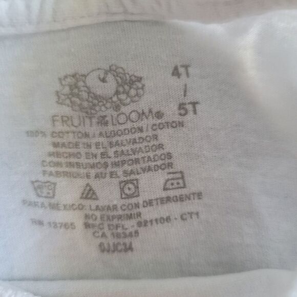Fruit of the Loom basic white crew tee shirt bundl - Picture 3 of 6